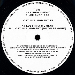 Matthew Dekay & Lee Burridge – Lost In A Moment -DJ VINYL