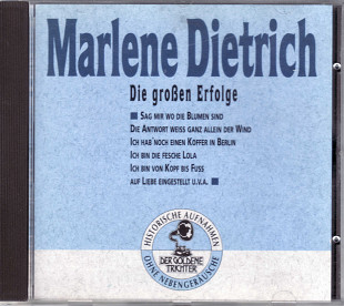 Marlene Dietrich – Die Großen Erfolge (Holland)