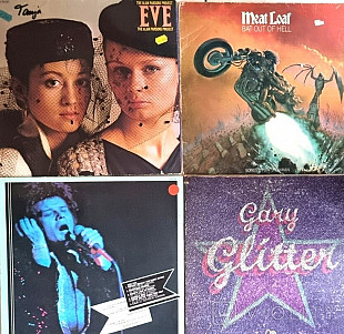 К31 Винил - Garry Glitter - Meat Loaf- The Alan Parsons Project vinyl 5 шт