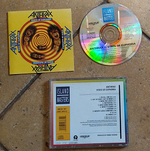 ANTHRAX State Of Euphoria (CD Island Records)
