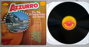 AZZURRO - 20 SUPER HITS UMBERTO TOZZI, ADRIANO CELENTANO, DRUPPI… ( ARCADE ADE G 60 CH ) 1978 GER