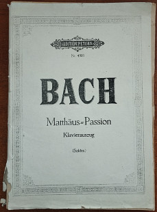 Ноты Johann Sebastian Bach - Matthäus-Passion (Страсти по Матвею)