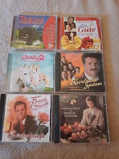 Лот оригінальних CD німецького шлягеру та Volksmusik – 6 дисків
