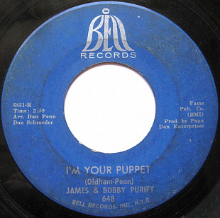 James & Bobby Purify ‎– I'm Your Puppet