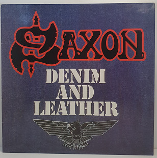 Saxon – Denim And Leather LP 12" (Прайс 49545)