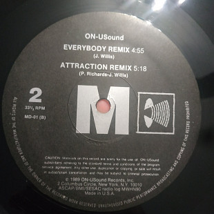 Madonna Mad-Mega-Dona UK first press promo vinyl