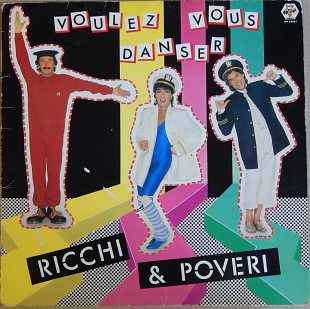 Ricchi & Poveri – Voulez Vous Danser (Baby Records – BR 56057, Italy) inner sleeve EX+/EX