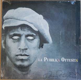 Adriano Celentano – La Pubblica Ottusita (Clan Celentano – CNL 20699, Italy) inner sleeve EX+/EX+