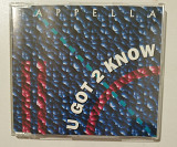 Maxi-Single CAPPELLA 1993 U Got 2 Know (Germany)