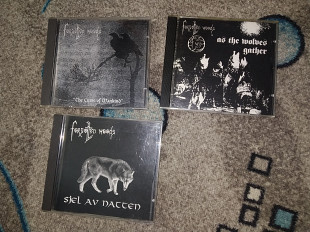 3CD Forgotten Woods (1st press, no colours records, black metal, burzum, mayhem, darkthrone, dimmu b
