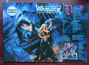 WARLOCK * Triumph And Agony * 87 W.Germany, Vertigo -832 804-1 Original, LIMITED EDITION.