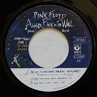 PINK FLOYD 7" «Another Brick In The Wall Part II» ℗1979