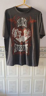 Футболка "Black Sabbath" (50% cotton/50% polyester, XL, Bangladesh) б/у