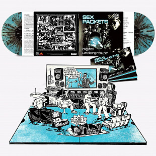 Digital Underground - Sex Packets (1990/2026) (2xLP) Pop-Up Gatefold, Light Blue & Black Splatter