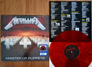 METALLICA. MASTER OF PUPPETS ( BLACKENED BLCKND005R-1W ) SCHRINK , BUTTERY BRICK VINYL 2021 REISSUE