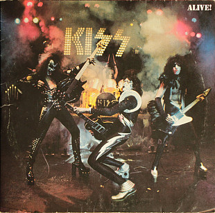 Kiss - Alive! (1975) VG+ 2×LPs Reissue