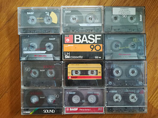Аудіокасети б/в BASF (12 шт.)