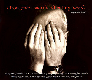 Elton John - Sacrifice / Healing Hands (1990) NM- Single Reissue