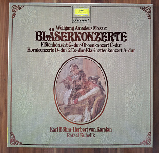 Wolfgang Amadeus Mozart , Herbert von Karajan - Bläserkonzerte 2LP NM/NM