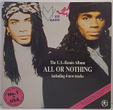 Milli Vanilli – All Or Nothing - The U.S.-Remix Album LP 12" (Прайс 49132)