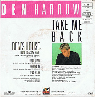 Den Harrow Take Me Back