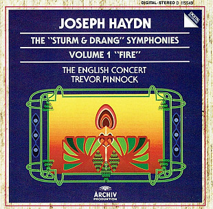 Joseph Haydn, The English Concert, Trevor Pinnock – The "Sturm & Drang" Symphonies Volume 1 "Fire"