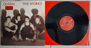 QUEEN THE WORKS ( EMI 1C 064-2400141 ) STICKER 1984 HOLL