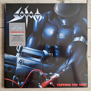SODOM TAPPING THE VEIN 2 LP ( NOISE 119DLP ) G/F TRANSPARETN RED WAX 2024 REISSUE 1992 EU SEALED