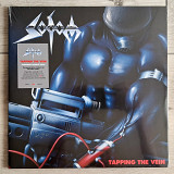 SODOM TAPPING THE VEIN 2 LP ( NOISE 119DLP ) G/F TRANSPARETN RED WAX 2024 REISSUE 1992 EU SEALED