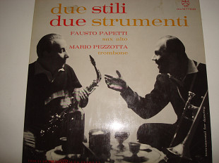FAUSTO PAPETTI Mario Pezzotta – Due Stili - Due Strumenti 1961 Italy Jazz Easy Listening Dixieland