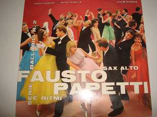 FAUSTO PAPETTI- Sax Alto E Ritmi. Serie Ballabili - N. 2 1961 Orig.Italy Jazz Easy Listening