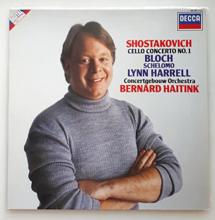 SHOSTAKOVICH / BLOCH - LYNN HARRELL - Cello Concerto No. 1 / Schelomo '1986 Decca NL - NM