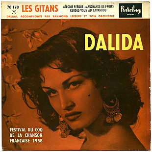 Dalida - Les Gitans - 12 (1958) NM- 7" 45 RPM EP Reissue