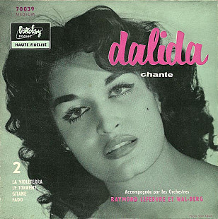 Dalida - 2 - La Violeterra (1957) NM- 7" 45 RPM EP Repress