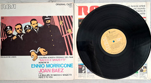 OST SACCO E VANZETTI ENNIO MORRICONE JOAN BAEZ ( RCA OLS 4/AKAY 25766-67 A/B ) 1971 ITAL