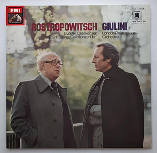ROSTROPOVITCH - Dvořák, Saint-Saëns – Cello Concertos '1978 EMI / His Master's Voice - NM LP