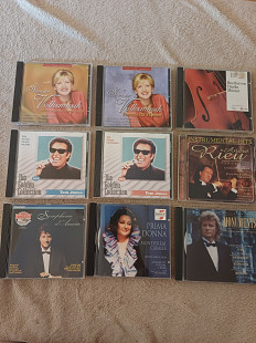Лот 9 оригінальних CD-дисків – Tom Jones, André Rieu, Montserrat Caballé, Beethoven, Mozart, Volksmu
