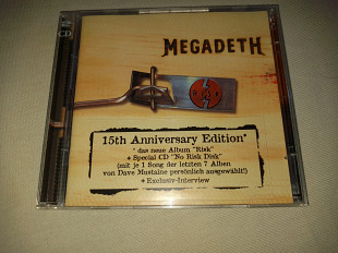 Megadeth "Risk" фирменный 2хCD Made In The EU.