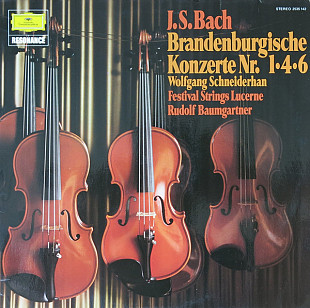 Johann Sebastian Bach - Brandenburgische Konzerte Nr. 1 • 4 • 6 (1978) NM- Reissue