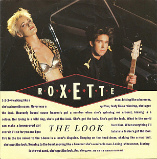 Roxette - The Look (1989) VG+ 7" 45 RPM Single