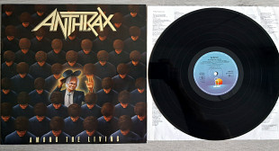 ANTHRAX AMONG THE LIVING ( ISLAND 208 210 A1/B1 ) 1987 GER