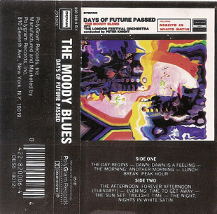 MOODY BLUES «Days Of Future Passed» Dolby B NR 35 w/UPC ℗1967