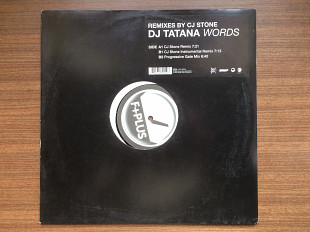 Музыкальная пластинка "DJ Tatana ‎– Words - Remixes By CJ Stone" [F+Plus] [0927-48005-0]