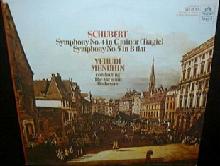 Schubert* / Yehudi Menuhin Conducting The Yehudi Menuhin Orchestra* ‎– Symphony No. 4 In C Minor (Tr