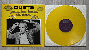 JERRY LEE LEWIS AND FRIENDS - DUETS, YELLOW VINYL!