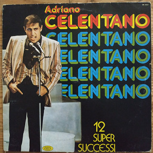 Adriano Celentano 12 Super Successi Italian press lp vinyl