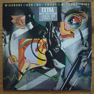 Wishbone Ash No Smoke Without Fire UK first press lp vinyl