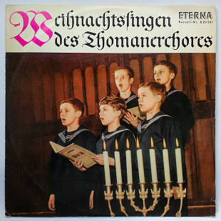 Бах Bach фирменный немецкий винил 1965г. Thomanerchor – Weihnachtssingen Des Thomanerchores (Eterna)
