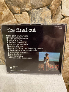 Pink Floyd-83 Final Cut 1-st Press Japan for UK By Sony 1A3 No Barcode No IFPI Mega Rare Best!