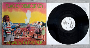 FLAG OF DEMOCRACY ( HARDCORE, PUNK ) DOWN WITH PEOPLE ( EFA 01162 A/B ) 1990 GER